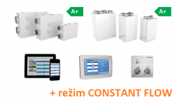 Kompaktn rekuperan jednotka ATREA DUPLEX 280 ECV5.AM.CF + reim Constant Flow